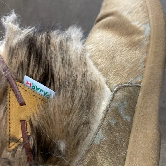 Y2K Fur Boots Pajar Canada Kim Red Fox Pony Hair Fur Winter Boots Size 37 - Picture 5 of 8